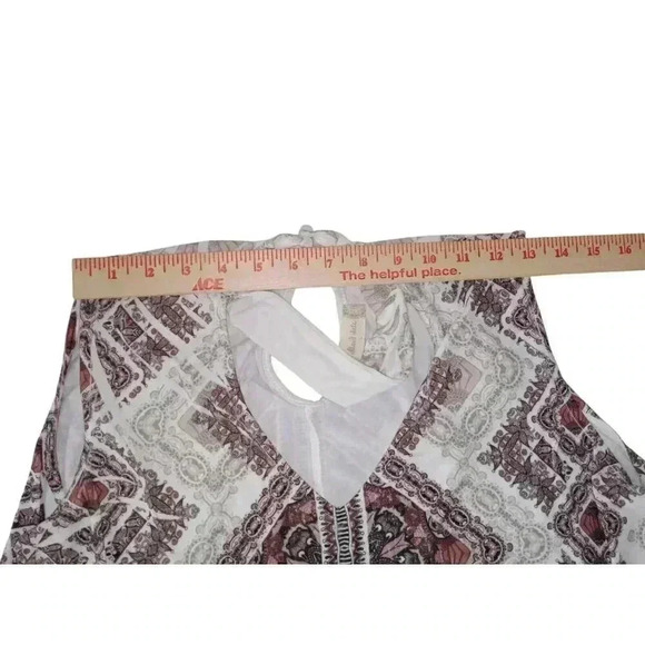 Altar'd State Women's  Multicolor Keyhole V Neck Sleeveless Dress  Sz Large - Picture 3 of 10